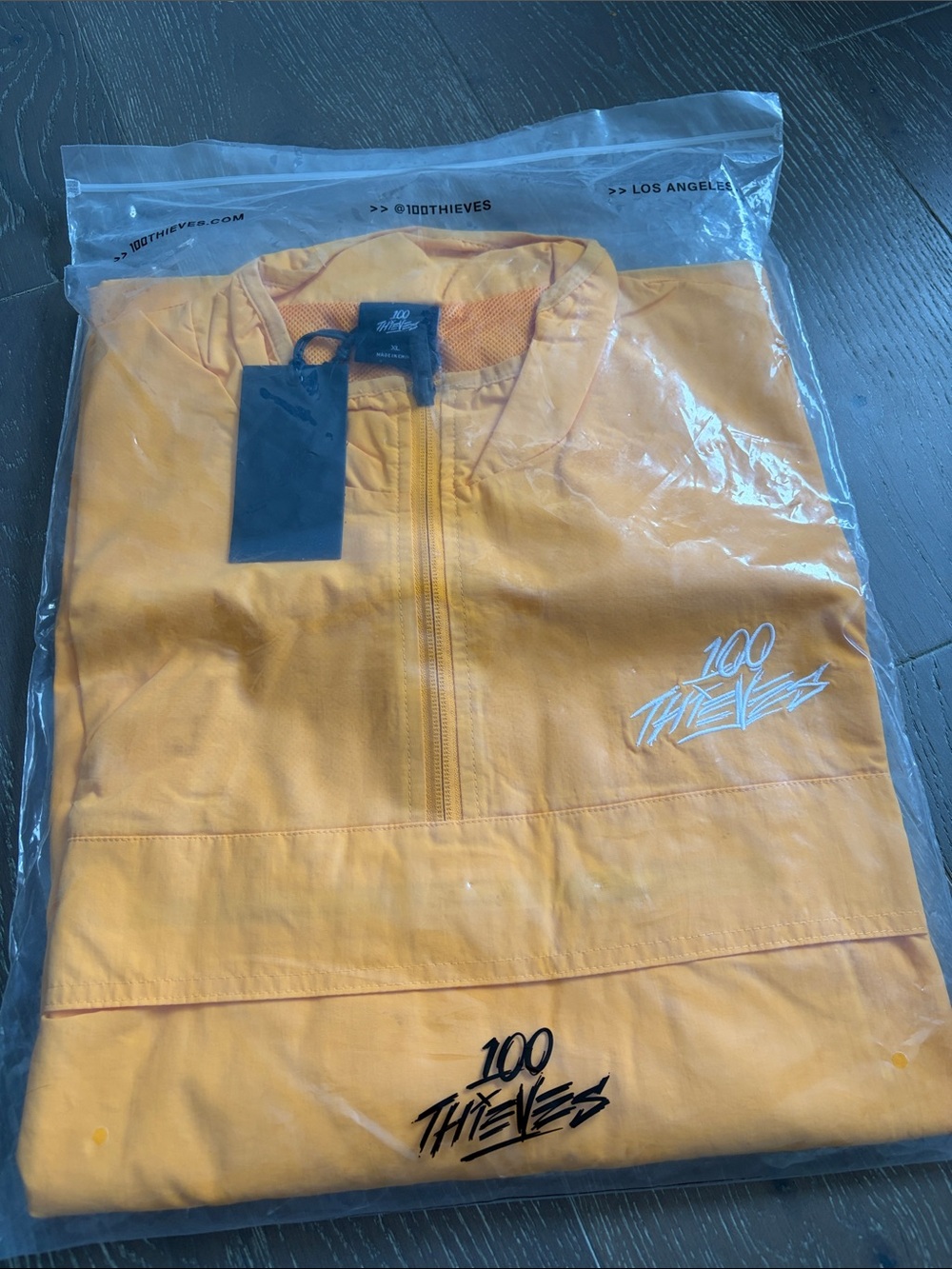 100 thieves country club windbreaker